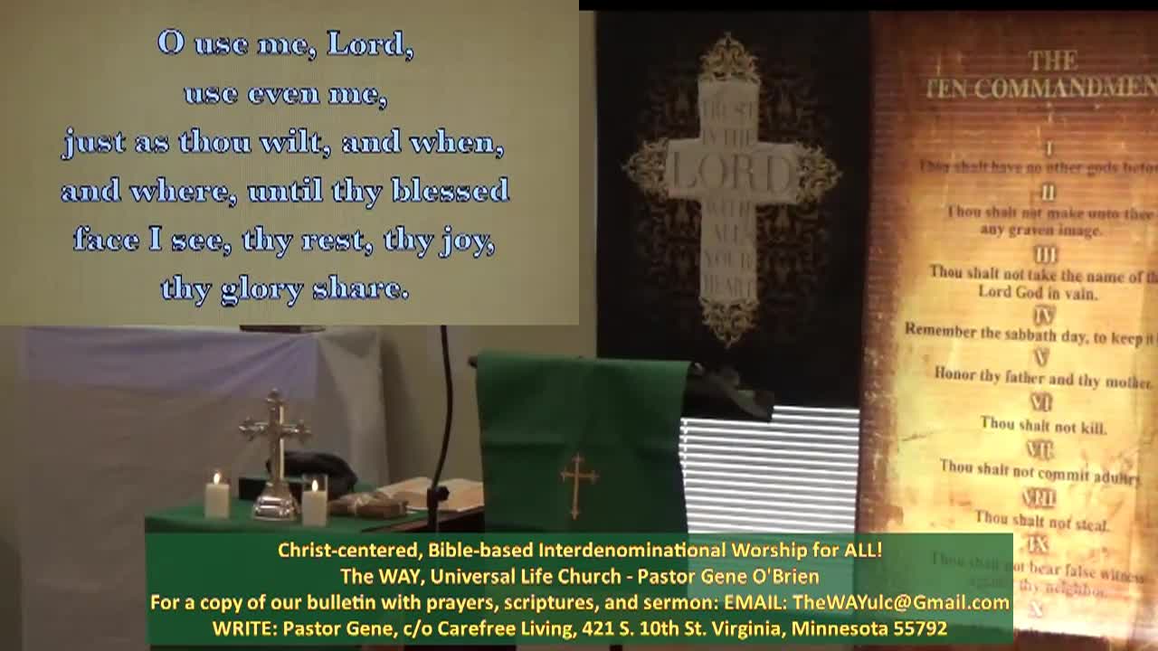 The WAY, Universal Life Church #358