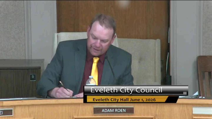 Thumbnail image for Eveleth City Council  Regular Meeting June 1, 2026 Replay