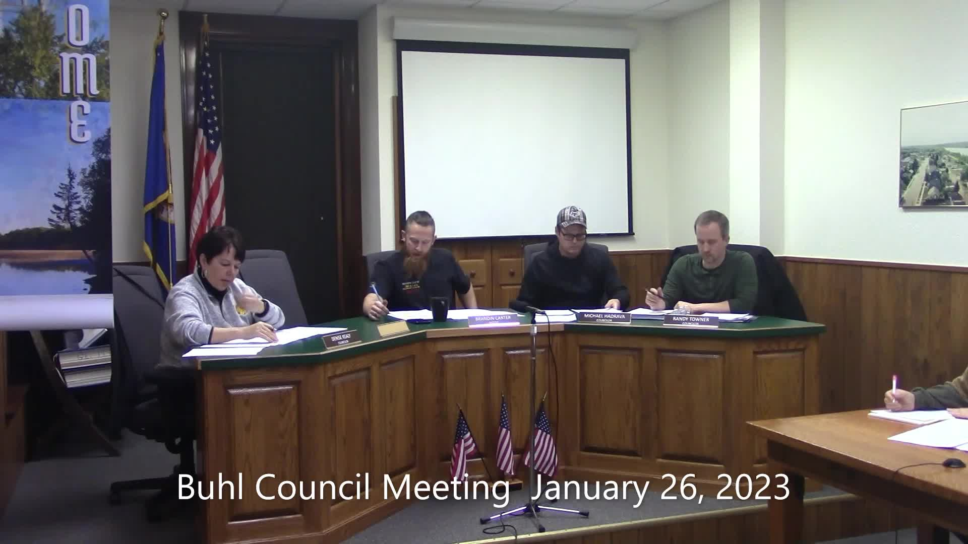 Buhl Special City Council Meeting Jan. 26, 2023
